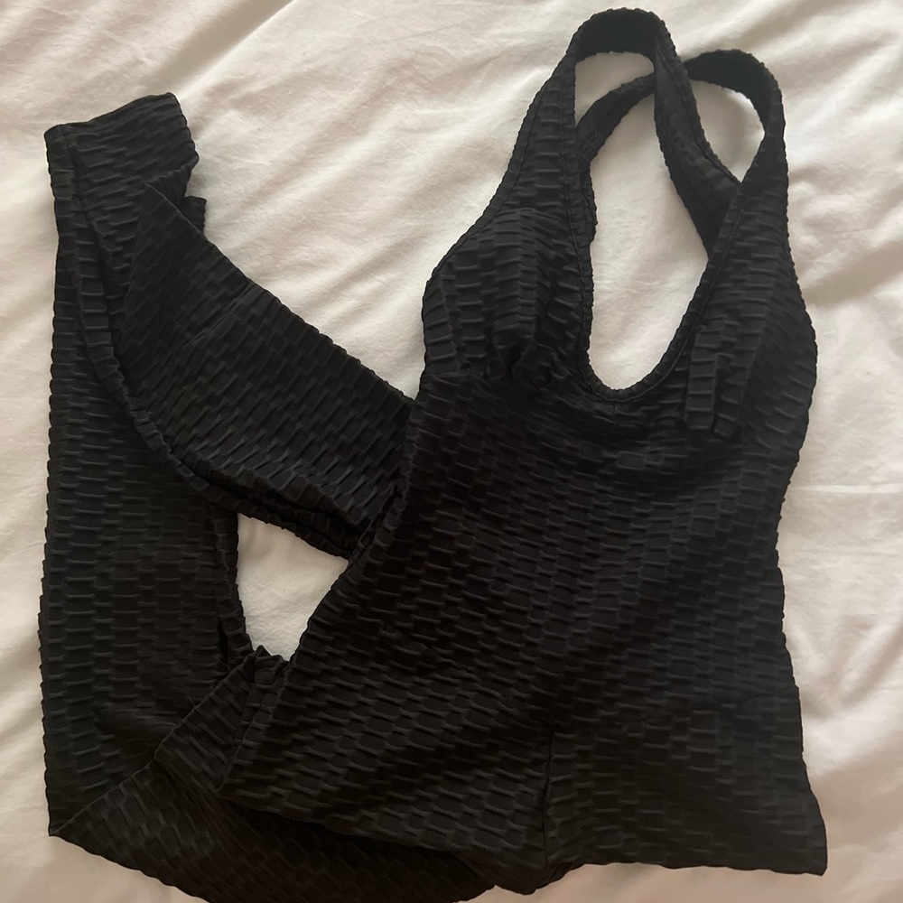 Black jumpsuit